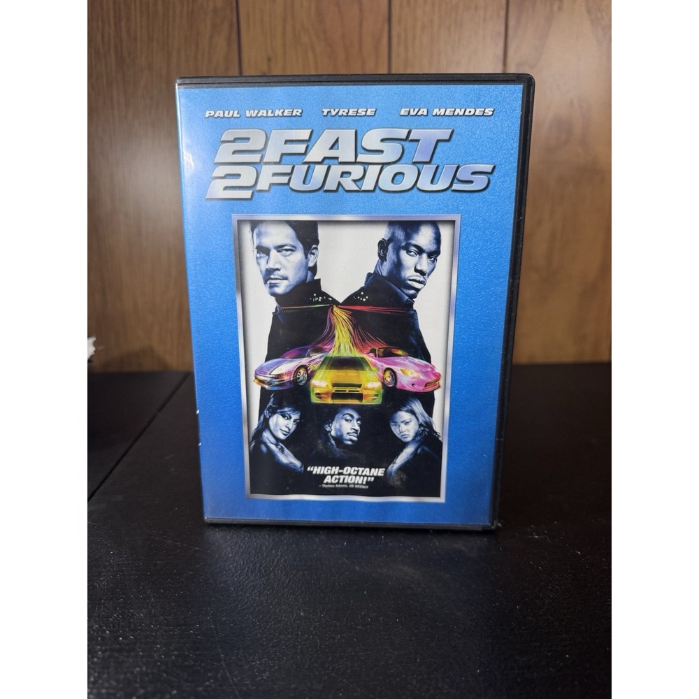 2‎ Fast 2 Furious (DVD, 2003) Paul Walker Tyrese Eva Mendes